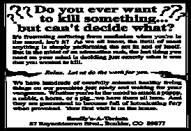 kill something ad