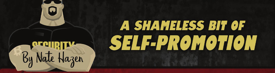 A Shameless Bit of Self-Promotion