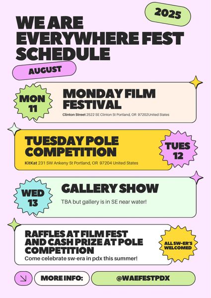 We Are Everywhere Festival Dates